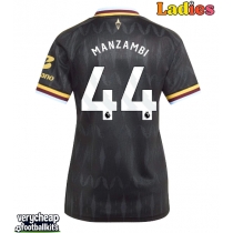 Aston Villa Johan Manzambi #44 Replica Away Shirt Ladies 2026-27 Short Sleeve